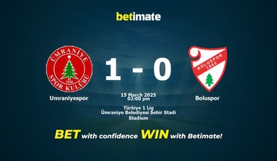 Umraniyespor vs Boluspor Prognoza, kursy i porady bukmacherskie 15.03.2025