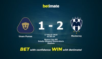 Unam Pumas vs Monterrey Prognoza, kursy i porady dotyczące zakładów 17.03.2025
