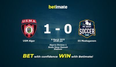 USM Alger vs ES Mostaganem Prognoza, kursy i porady bukmacherskie 03/06/2025