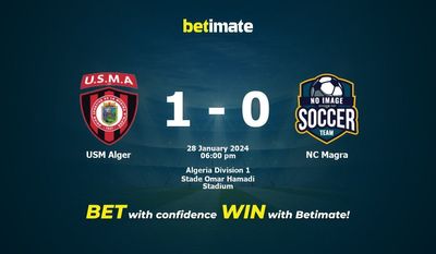 USM Alger vs NC Magra przewidywania, kursy i typy bukmacherskie 28.01.2024