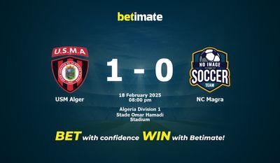USM Alger vs NC Magra Prognoza, kursy i porady bukmacherskie 18.02.2025