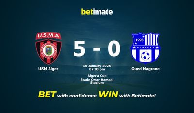USM Alger vs Oued Magrane Prognoza, kursy i porady bukmacherskie 16.01.2025