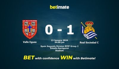 Valle Egues vs Real Sociedad C Prognozy, kursy i typy bukmacherskie 13.01.2024