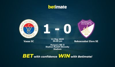 Vasas SC vs Bekescsabai Elore SE przewidywania, kursy i typy bukmacherskie 05.11.2025