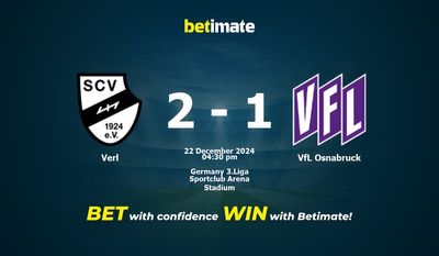 Verl vs VfL Osnabruck Prognoza, kursy i porady bukmacherskie 22.12.2024