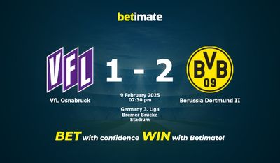 VfL Osnabruck vs Borussia Dortmund II Prognoza, kursy i porady bukmacherskie 02/09/2025