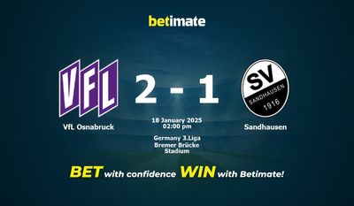 VfL Osnabruck vs Sandhausen Prognoza, kursy i porady bukmacherskie 01/18/2025