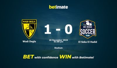 Wadi Degla vs El Seka El Hadid Prognoza, kursy i porady dotyczące zakładów 26.12.2024
