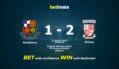 Wealdstone vs Woking Prognoza, kursy i porady bukmacherskie 22.03.2025