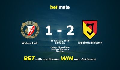 Widzew Łódź vs Jagiellonia Białystok przewidywania, kursy i typy bukmacherskie 02.11.2024