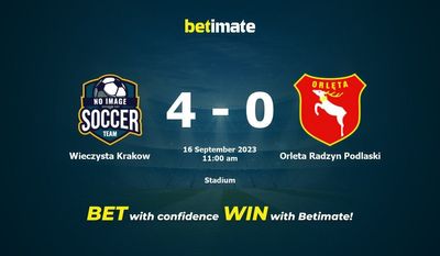Wieczysta Kraków vs Orleta Radzyn Podlaski Prognozy, kursy i typy bukmacherskie 16.09.2023
