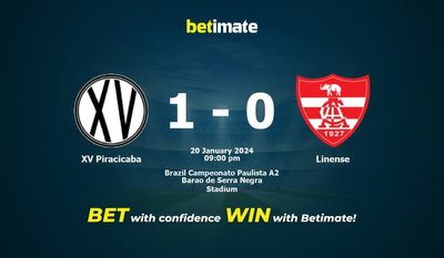 XV Piracicaba vs Linense przewidywania, kursy i typy bukmacherskie 20.01.2024