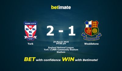 York vs Wealdstone Prognoza, kursy i porady dotyczące zakładów 29.03.2025
