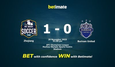 Zhejiang vs Buriram United prognozy, kursy i typy bukmacherskie 29.11.2023