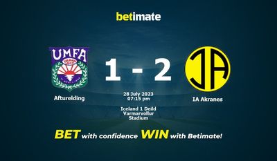 Prognóstico, Odds e Dicas de Apostas Afturelding vs IA Akranes 28/07/2023