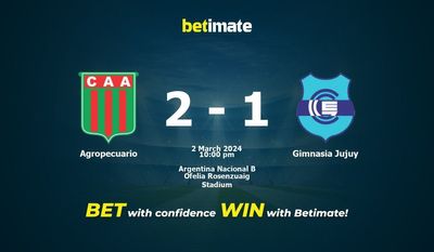 Agropecuario vs Gimnasia Jujuy Prognóstico, Odds e Dicas de Apostas 03/02/2024