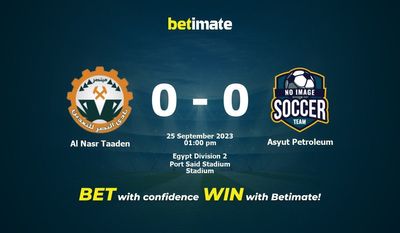 Al Nasr Taaden vs Asyut Petroleum Prognóstico, Odds e Dicas de Apostas 25/09/2023