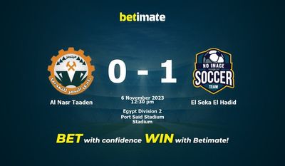 Al Nasr Taaden vs El Seka El Hadid Prognóstico, Odds e Dicas de Apostas 11/06/2023