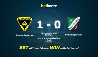Alemannia Aachen vs SV Rodinghausen Prognóstico, Odds e Dicas de Apostas 16/09/2023
