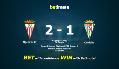 Algeciras CF vs Córdoba Prognóstico, Odds e Dicas de Apostas 10/07/2023