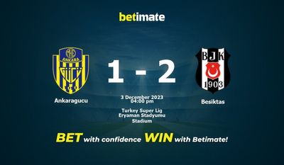 Ankaragucu vs Besiktas Prognóstico, Odds e Dicas de Apostas 12/03/2023