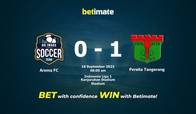 Arema FC vs Persita Tangerang Prognóstico, Odds e Dicas de Apostas 16/09/2023