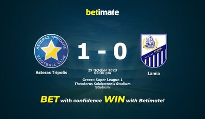 Asteras Tripolis x Lamia Prognóstico, Odds e Dicas de Apostas 29/10/2023