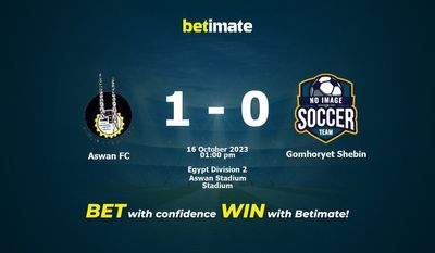 Aswan FC vs Gomhoryet Shebin Prognóstico, Odds e Dicas de Apostas 16/10/2023