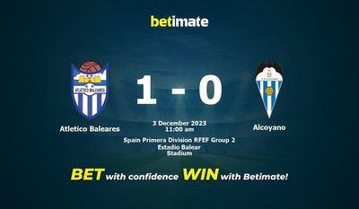 Atletico Baleares vs Alcoyano Prognóstico, Odds e Dicas de Apostas 12/03/2023