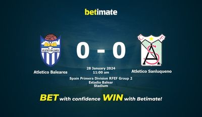 Atletico Baleares vs Atletico Sanluqueno Prognóstico, Odds e Dicas de Apostas 28/01/2024