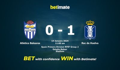 Atletico Baleares vs Rec de Huelva Prognóstico, Odds e Dicas de Apostas 14/01/2024