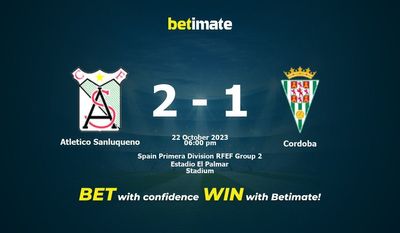 Atletico Sanluqueno x Córdoba Prognóstico, Odds e Dicas de Apostas 22/10/2023