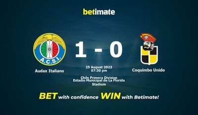 Audax Italiano vs Coquimbo Unido Prognóstico, Odds e Dicas de Apostas 25/08/2023