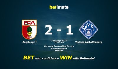 Augsburg II x Viktoria Aschaffenburg Prognóstico, Odds e Dicas de Apostas 10/03/2023