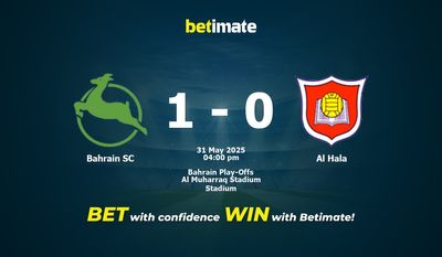 Palpite, probabilidades e dicas de apostas para Bahrain SC x Al Hala 31/05/2025