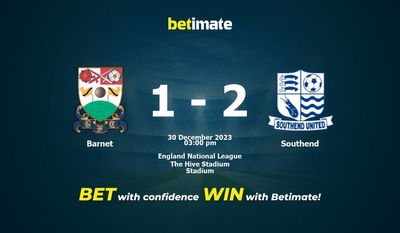 Prognóstico, Odds e Dicas de Apostas Barnet x Southend 30/12/2023