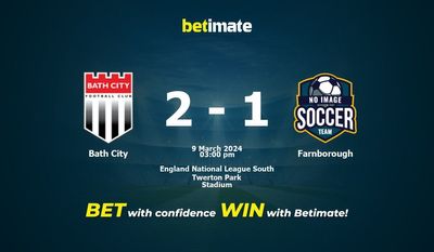 Bath City vs Farnborough Prognóstico, Odds e Dicas de Apostas 03/09/2024