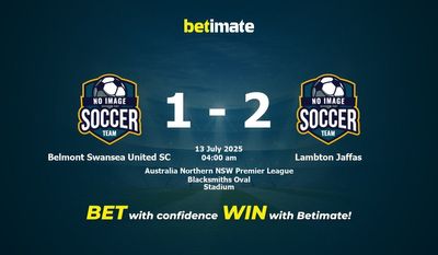 Palpite, probabilidades e dicas de apostas para Belmont Swansea United SC x Lambton Jaffas - 13/07/2025