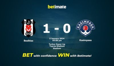 Besiktas x Kasimpasa Prognóstico, Odds e Dicas de Apostas 01/05/2024