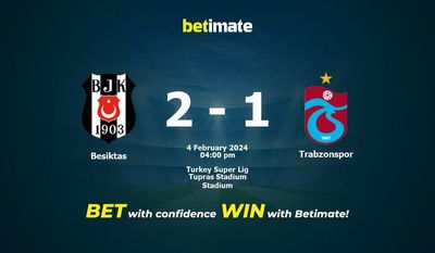 Besiktas x Trabzonspor Prognóstico, Odds e Dicas de Apostas 02/04/2024