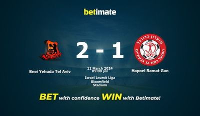 Bnei Yehuda Tel Aviv vs Hapoel Ramat Gan Prognóstico, Odds e Dicas de Apostas 03/11/2024