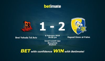 Bnei Yehuda Tel Aviv vs Hapoel Umm al-Fahm Prognóstico, Odds e Dicas de Apostas 02/06/2024