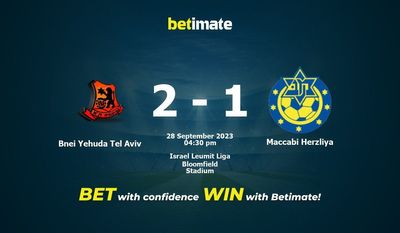 Bnei Yehuda Tel Aviv vs Maccabi Herzliya Prognóstico, Odds e Dicas de Apostas 28/09/2023