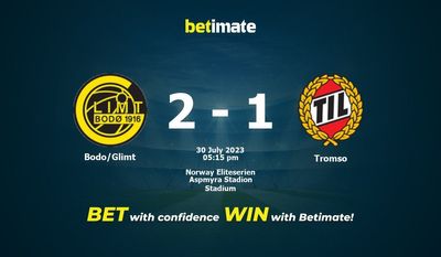 Prognóstico, Odds e Dicas de Apostas Bodo/Glimt vs Tromso 30/07/2023