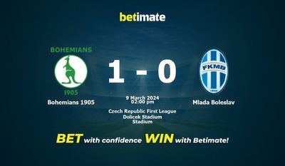 Bohemians 1905 vs Mladá Boleslav Prognóstico, Odds e Dicas de Apostas 03/09/2024