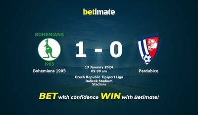 Bohemians 1905 x Pardubice Prognóstico, Odds e Dicas de Apostas 13/01/2024