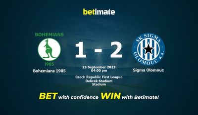 Bohemians 1905 x Sigma Olomouc Prognóstico, Odds e Dicas de Apostas 23/09/2023