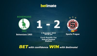 Bohemians 1905 x Sparta Praga Prognóstico, Odds e Dicas de Apostas 11/01/2023
