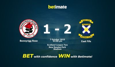 Bonnyrigg Rose vs East Fife Prognóstico, Odds e Dicas de Apostas 10/07/2023