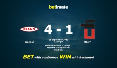 Brann 2 vs Ullern Prognóstico, Odds e Dicas de Apostas 18/09/2023